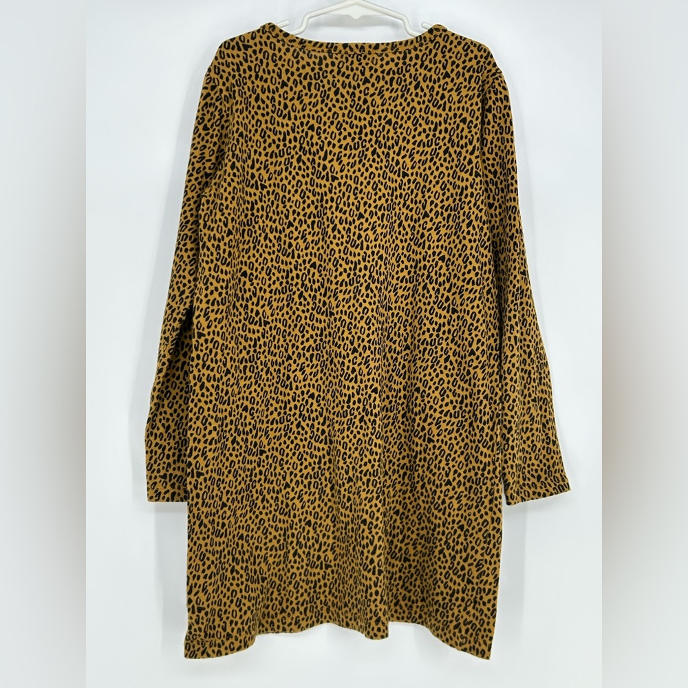 J.Crew Crewcuts Girls' Leopard Pocket T-shirt Dress Size 8 - Picture 3 of 9